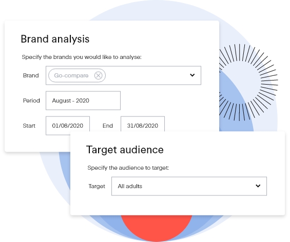 preview of research product with brand analysis and target audience features